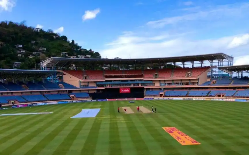 National Cricket Stadium Pitch Report And Grenada Weather Forecast For WI vs AUS 2nd Test